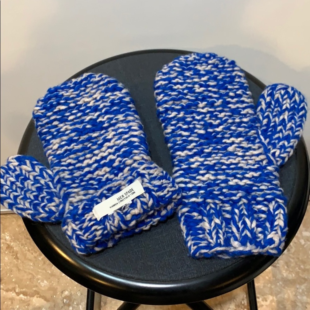 Jack Spade Crochet Mittens